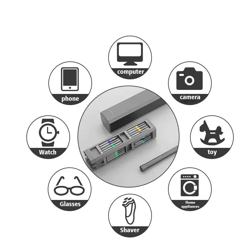 Avtoit | Professional screwdriver set with 24 bits for precision work