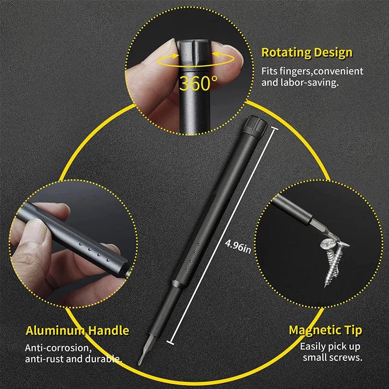 Avtoit | Professional screwdriver set with 24 bits for precision work