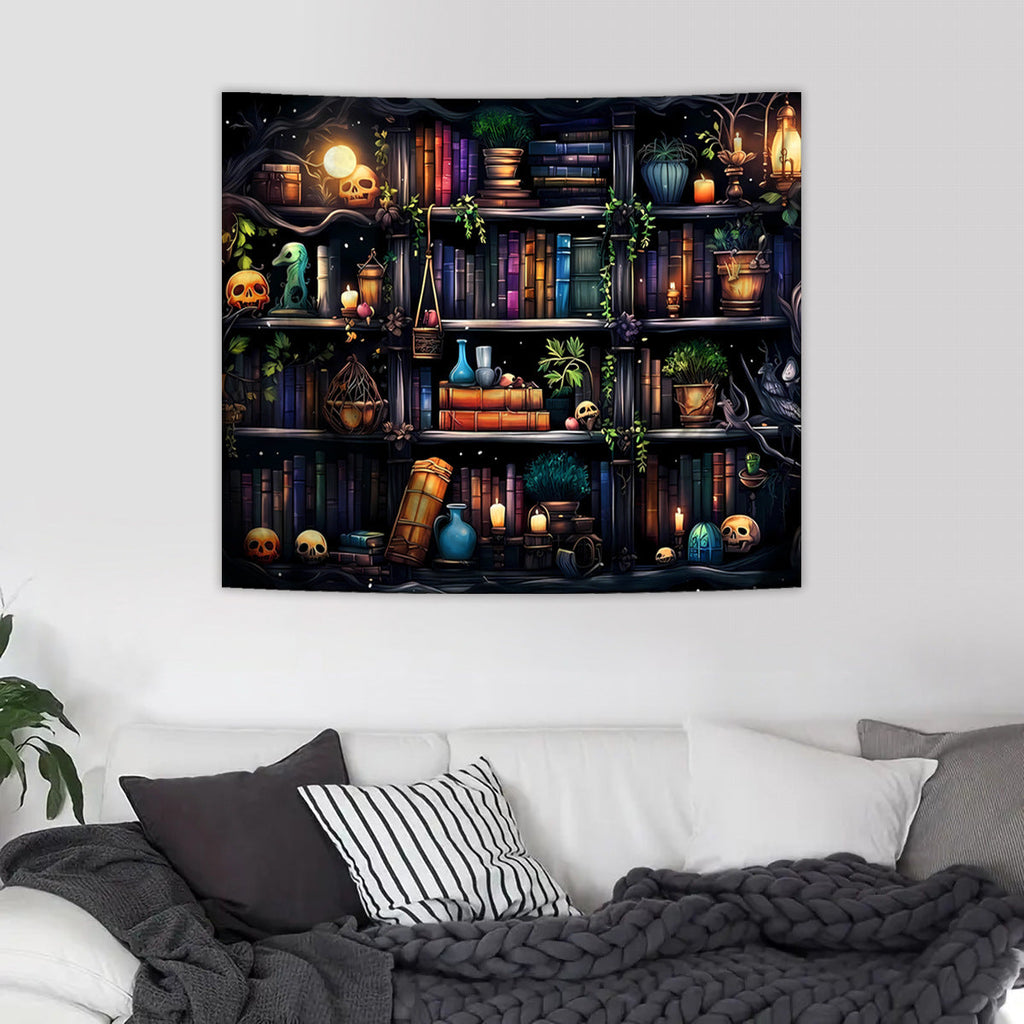 Avtoit | Skeleton Horror Halloween Tapestry