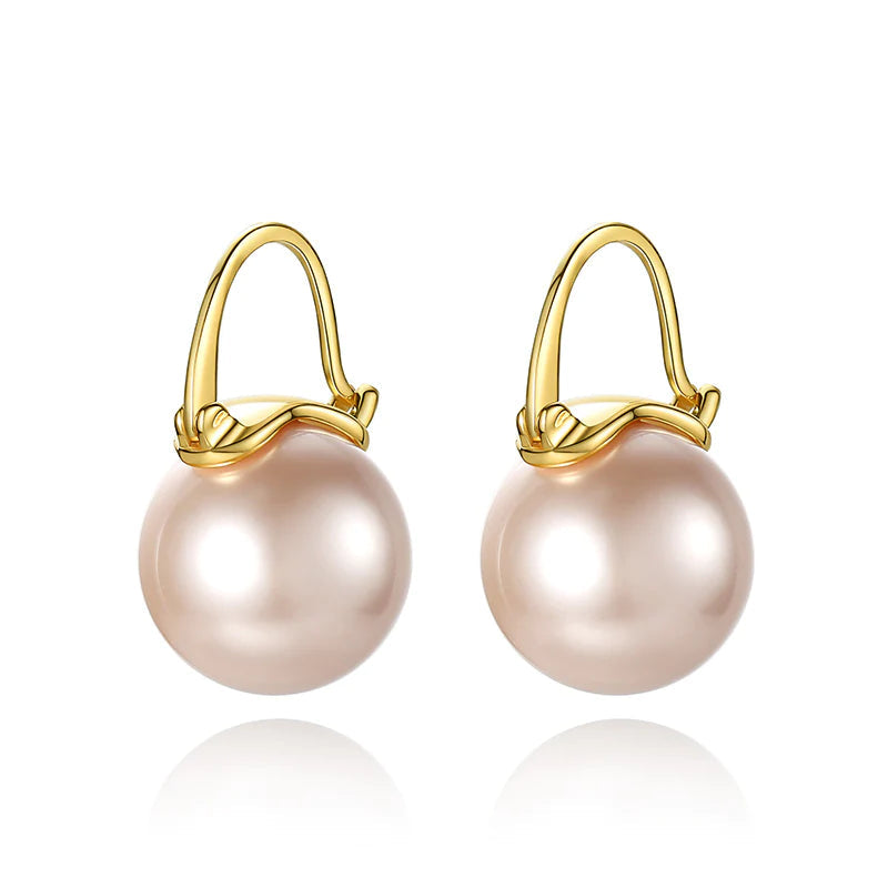 Avtoit | Black Pearl Earrings  Available in White Champagne Grey Gold and Black  Pearl Dangle Earrings