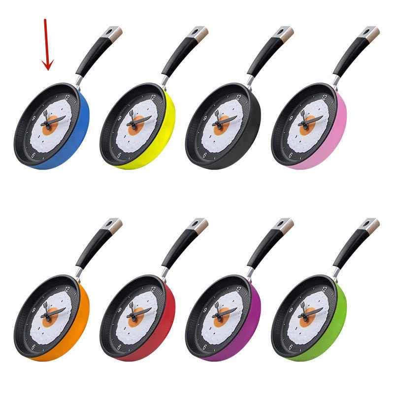 Avtoit | Fried Egg Pan Clock Silent Clock Wall Clock Wall Clock