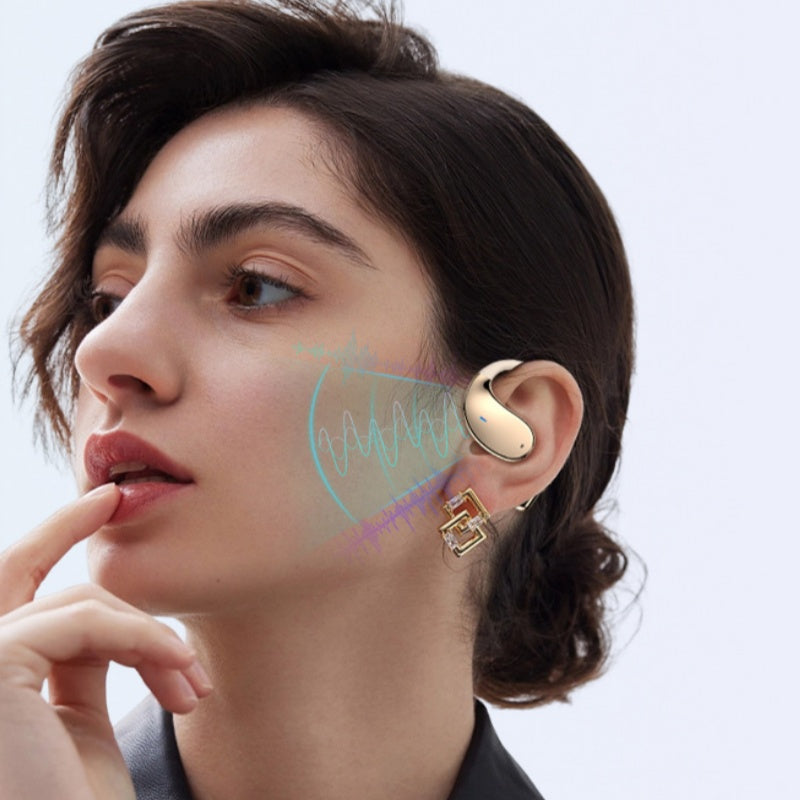 Avtoit | Wireless earbuds with open ear and LED display