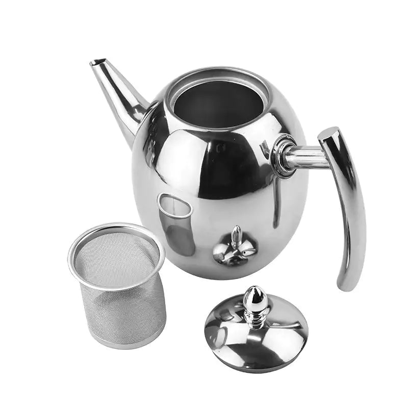 Avtoit | Stainless Steel Teapot with Strainer – TeaElegance