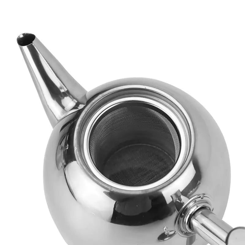 Avtoit | Stainless Steel Teapot with Strainer – TeaElegance