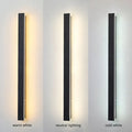 Avtoit | Linear black minimalist LED outdoor wall light