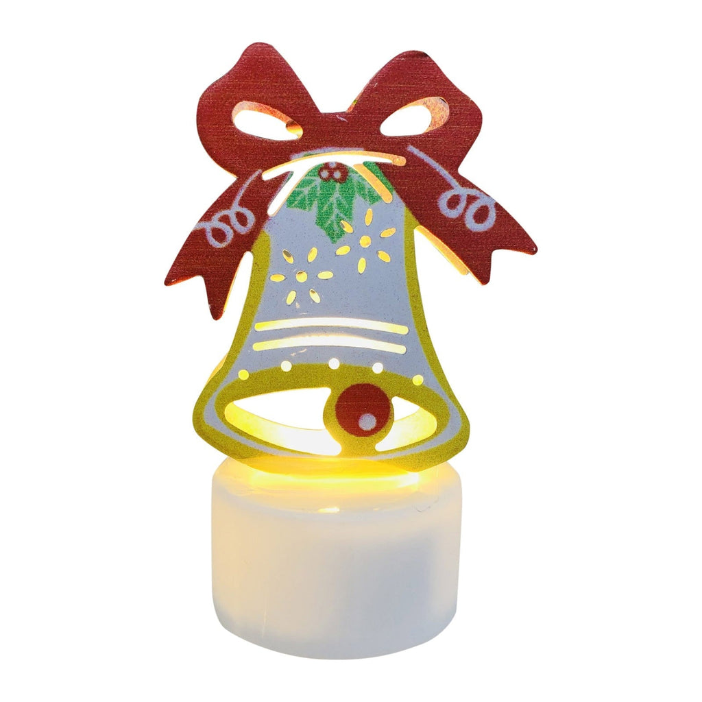 Avtoit | Electronic LED Christmas Candle Lamps - Set of 10 – Adorable Santa, Snowman & Tree Night Lights for Festive Home, Party, & Garden Décor