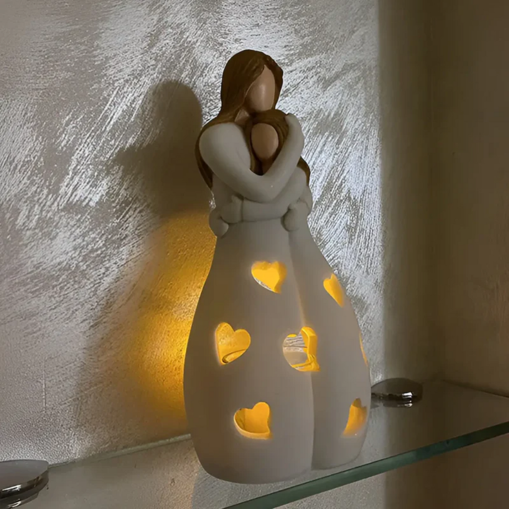 Avtoit | Embracing Mother and Daughter Candle Holder - EternalBond