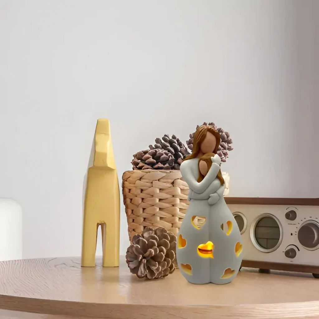 Avtoit | Embracing Mother and Daughter Candle Holder - EternalBond