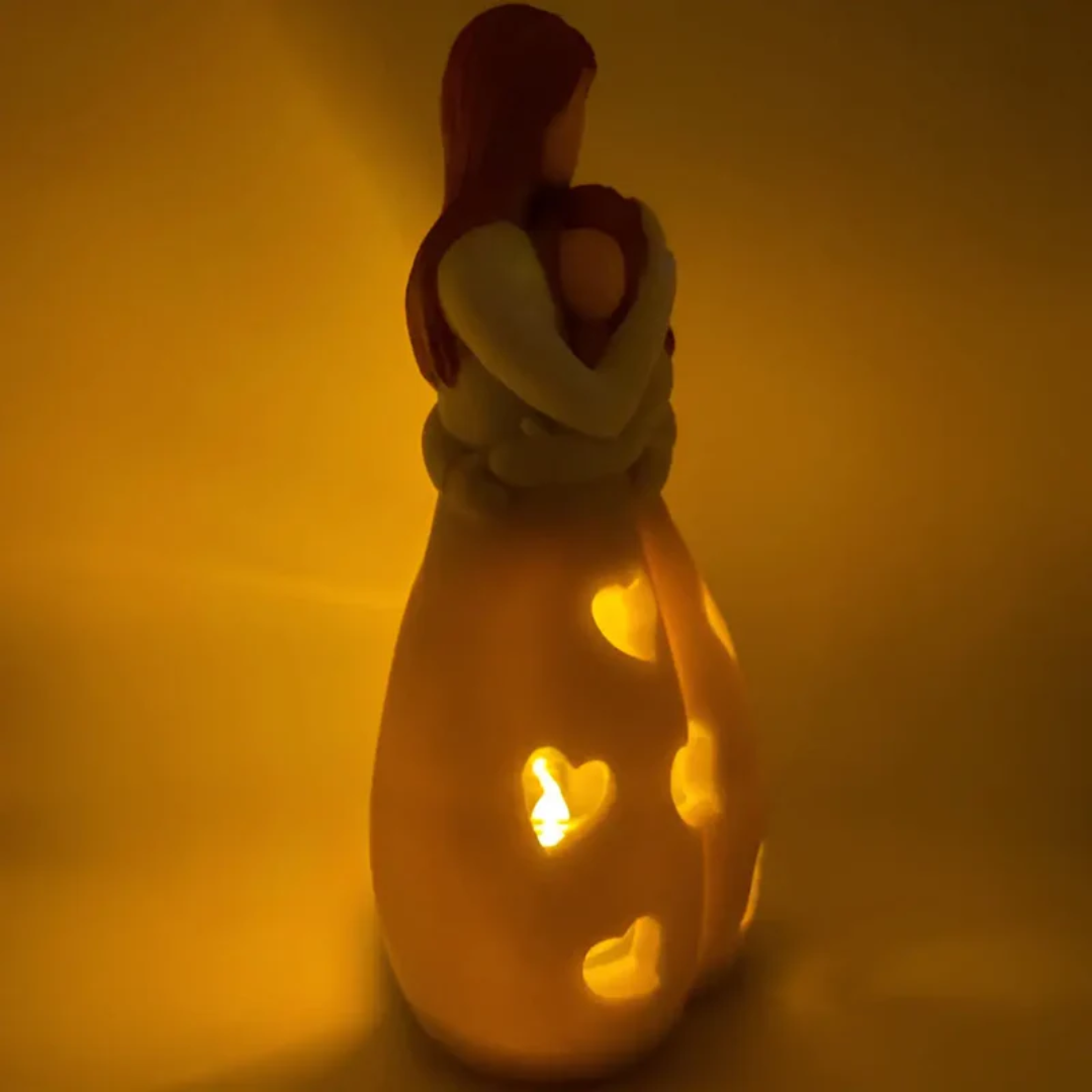 Avtoit | Embracing Mother and Daughter Candle Holder - EternalBond