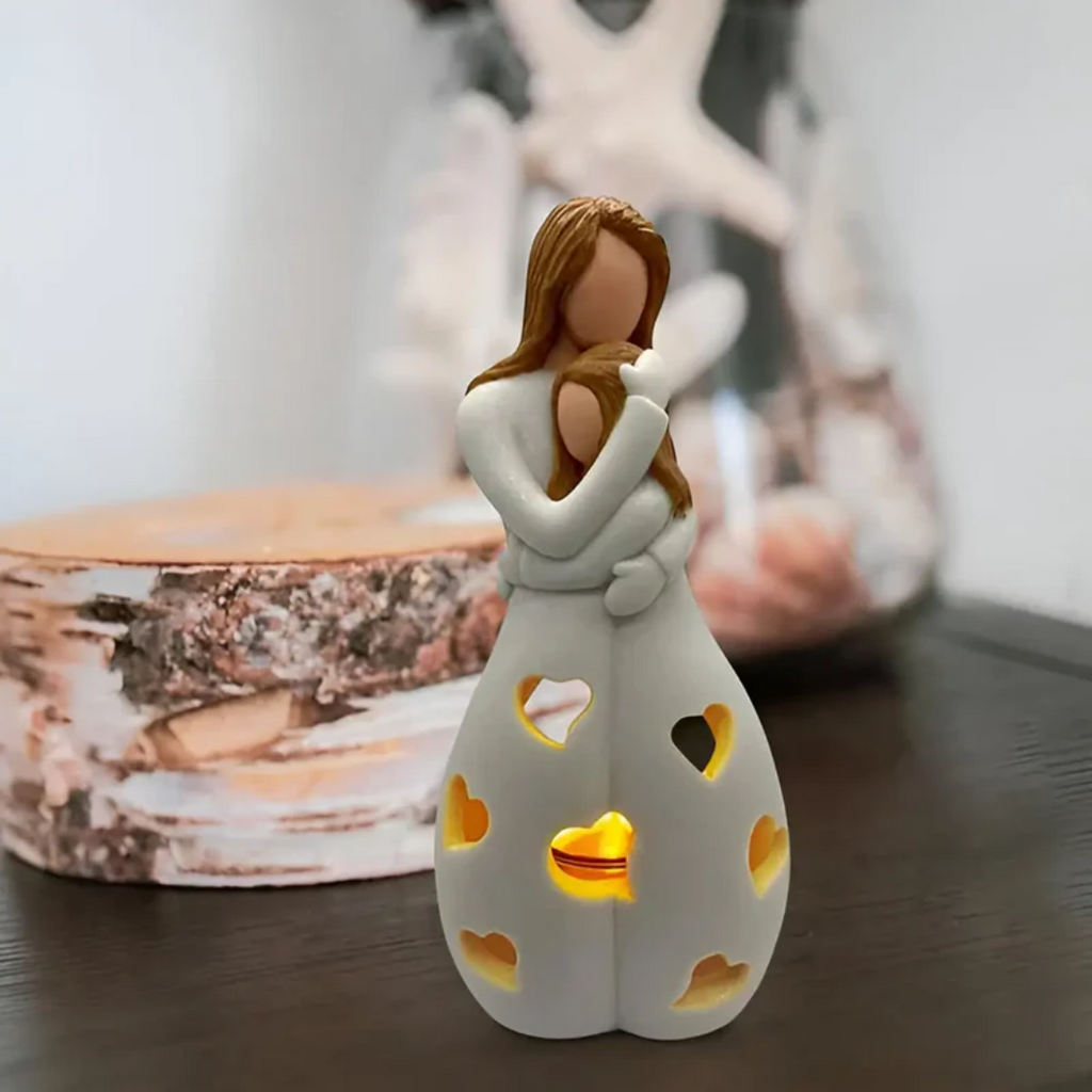 Avtoit | Embracing Mother and Daughter Candle Holder - EternalBond