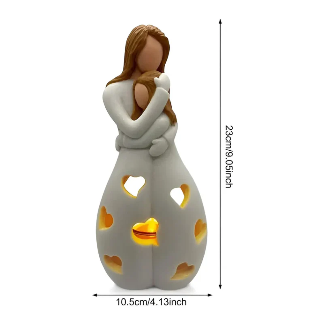 Avtoit | Embracing Mother and Daughter Candle Holder - EternalBond