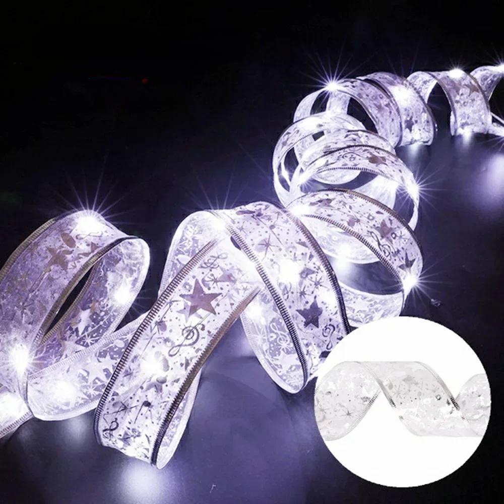 Avtoit | Enchanting Ribbon Fairy Lights – Christmas Tree Ornaments & Home Décor for a Magical New Year’s Celebration!