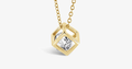 Avtoit | Gold Cube Necklace