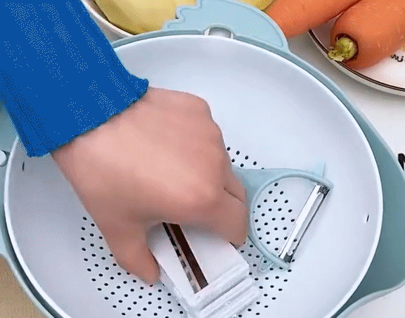 Avtoit | All-in-One Drain Basket Vegetable Grater