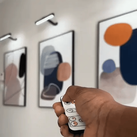 Avtoit | ArtGlow Wireless LED Picture Light – Rechargeable Wall Lamp with Remote & Adjustable Dimming