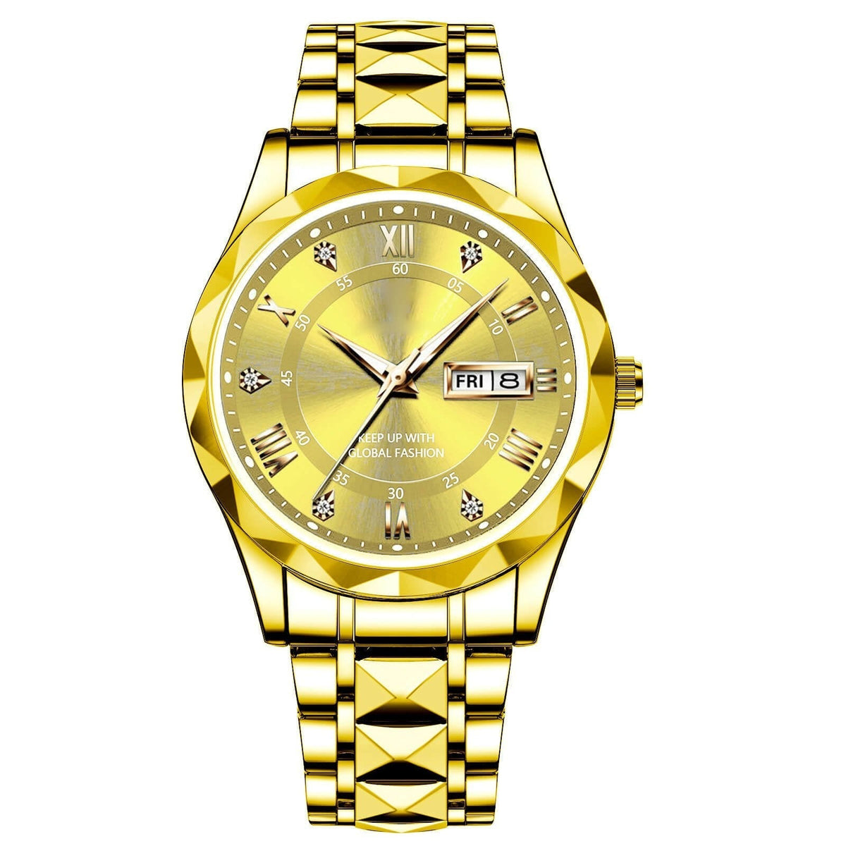 Avtoit | Waterproof Luminous Stainless Steel Two-tone Quartz Men's Watch