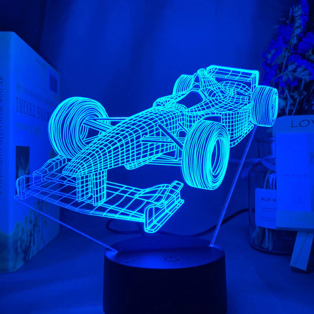 Avtoit | Formula-1-3D-Illusion lamp with color mode