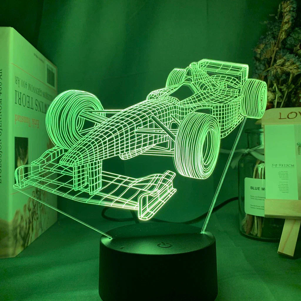 Avtoit | Formula-1-3D-Illusion lamp with color mode