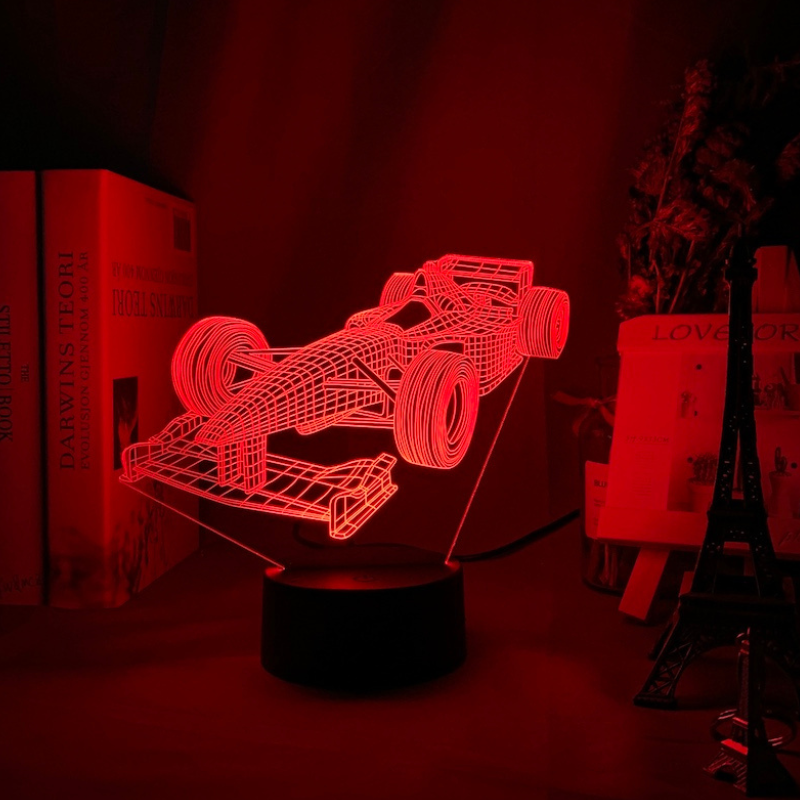 Avtoit | Formula-1-3D-Illusion lamp with color mode
