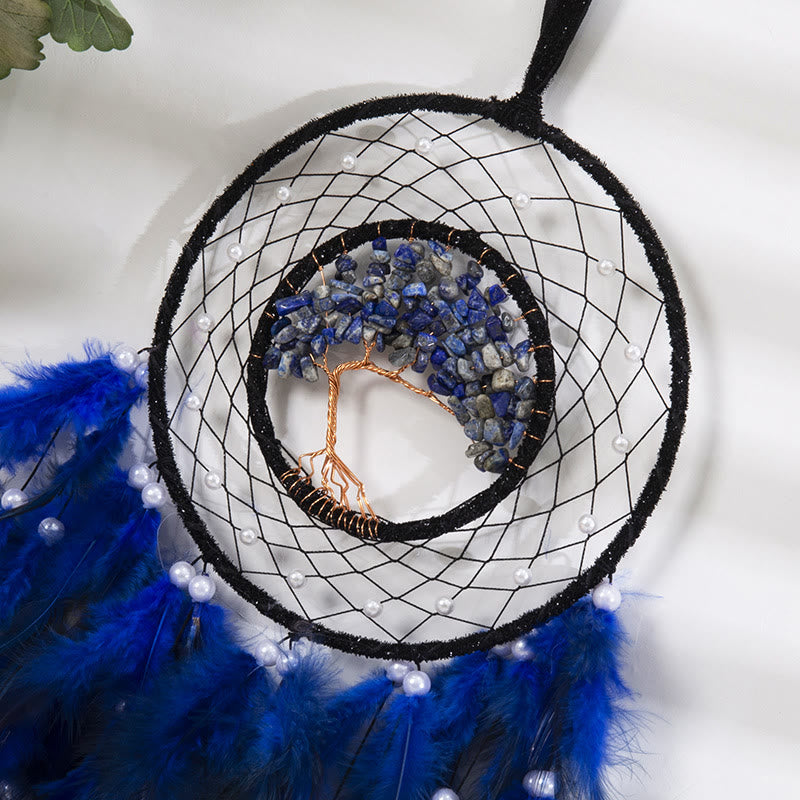 Avtoit | Crystal Tree of Life Feather Glow Dreamcatcher