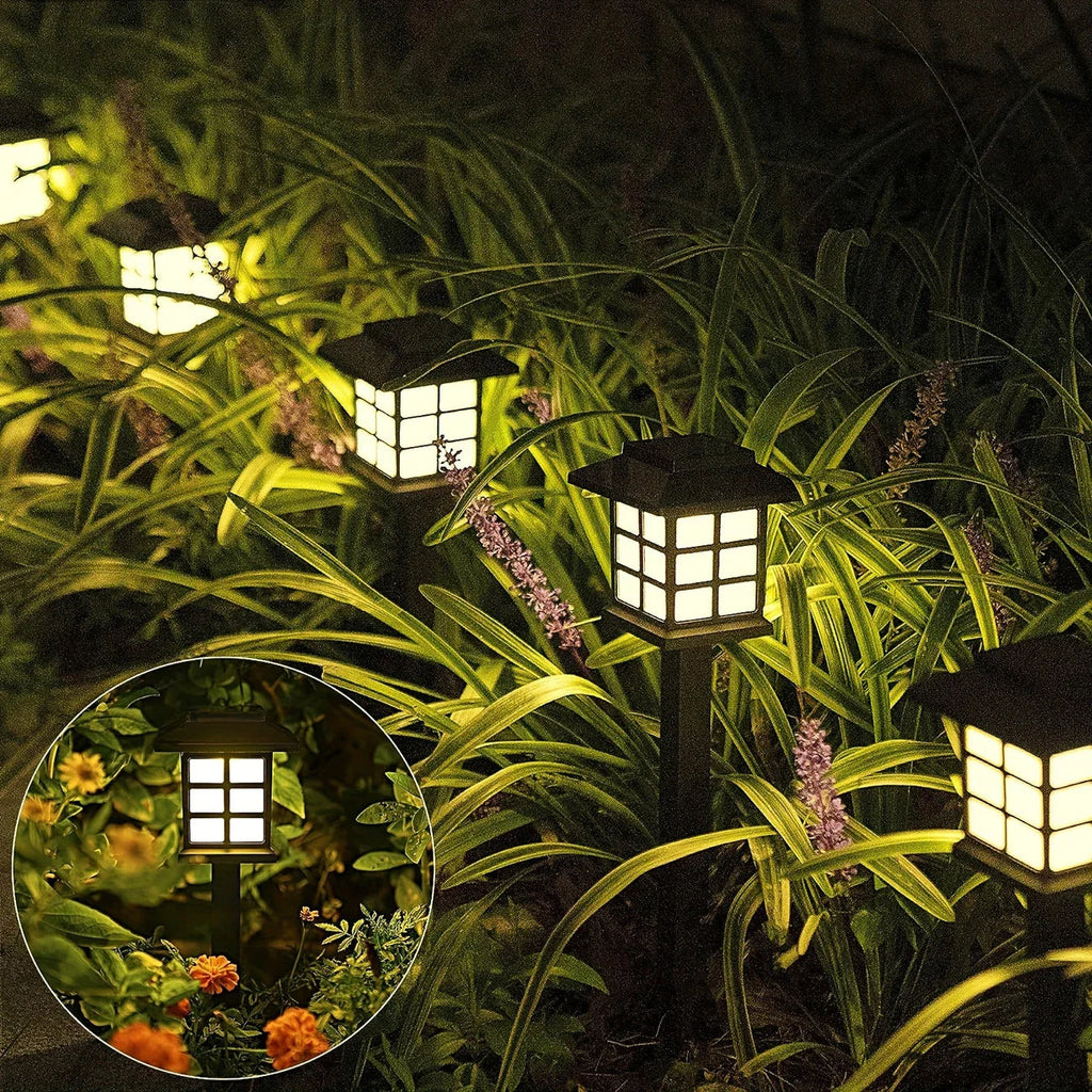 Avtoit | Solar Garden Lights in Lantern Style – Waterproof LED Path Lighting for Outdoor Areas