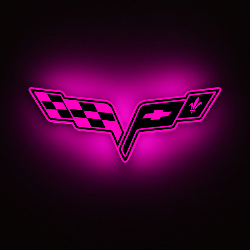 Corvette C6 LED Car Badge