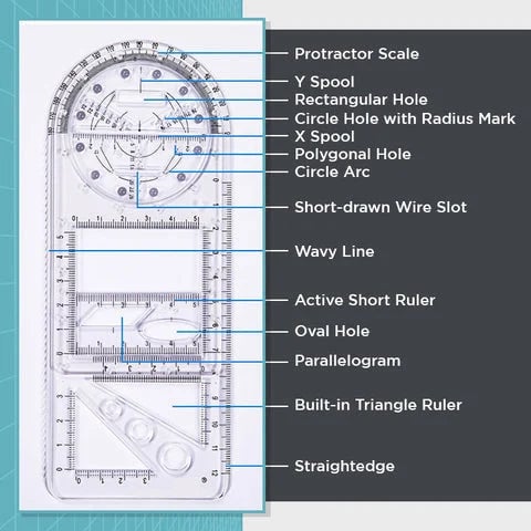 Avtoit | Multifunctional Geometric Rulers