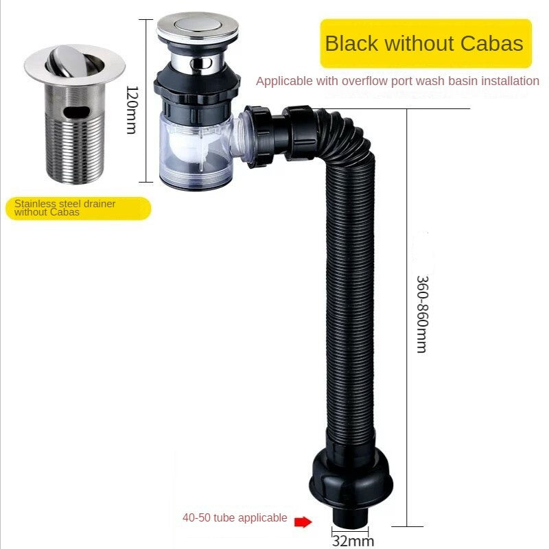 Avtoit | Universal Easy Drain Foldable Pipe