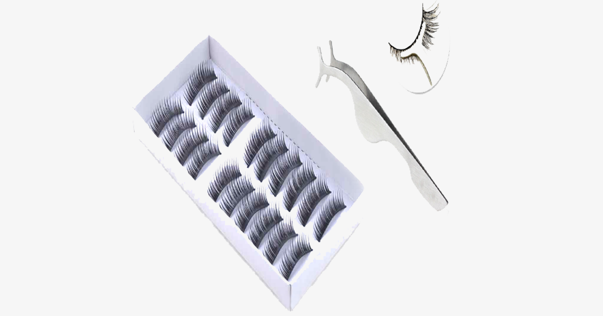 Avtoit | False Eyelashes and Tweezers Set – Add Glamour to Your Makeup