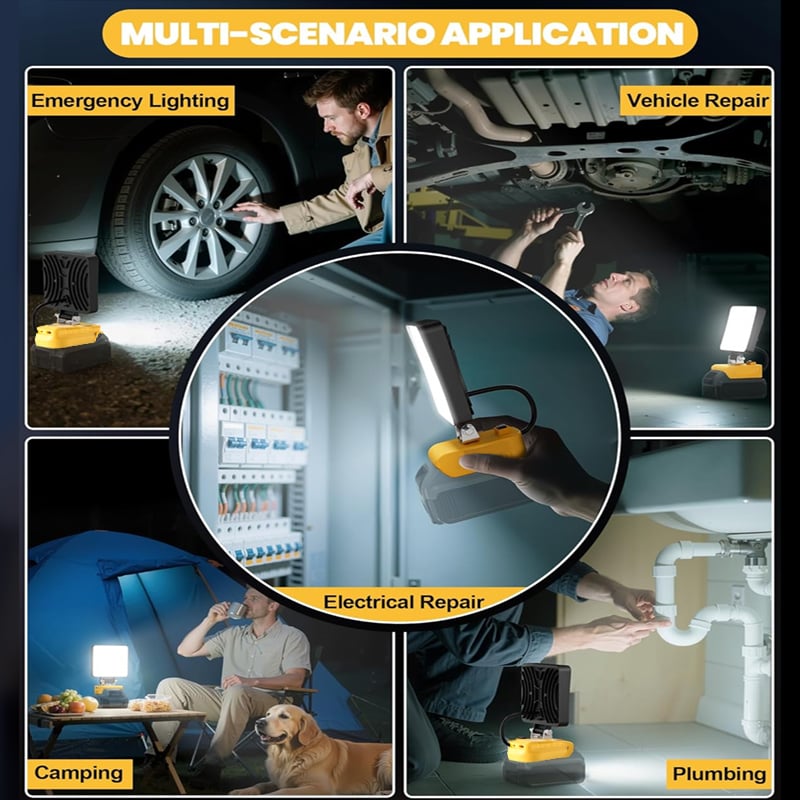 Avtoit | Battery LED work light 3000 LM – Eye-friendly & with heat dissipation