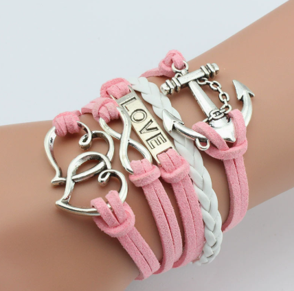 Avtoit | Hope Faith and Faith Breast Cancer Bracelet