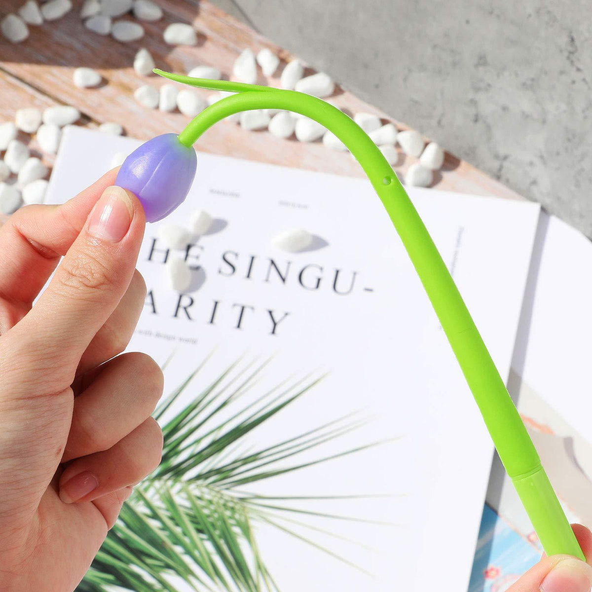 Avtoit |  Color-changing tulip ballpoint pens(set of 6)