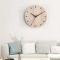 Avtoit | Stylish Walnut Wood Wall Clock – Minimalist Modern Design