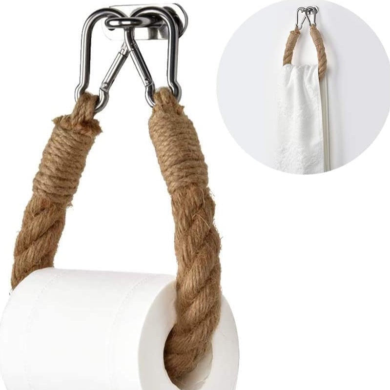 Avtoit | Wall-mounted rope toilet paper holder