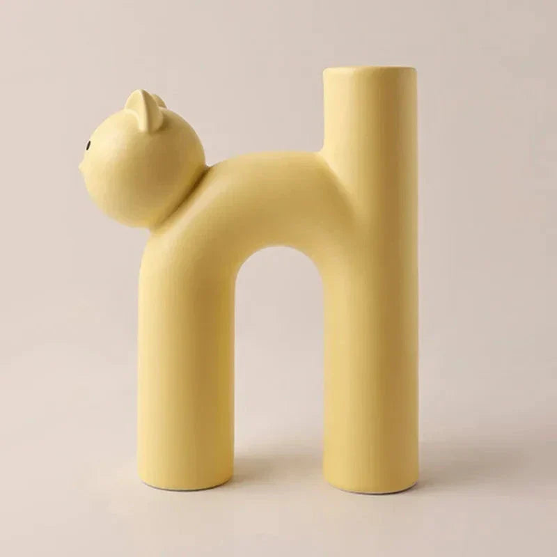 Avtoit | Matte Kitten Flower Vase