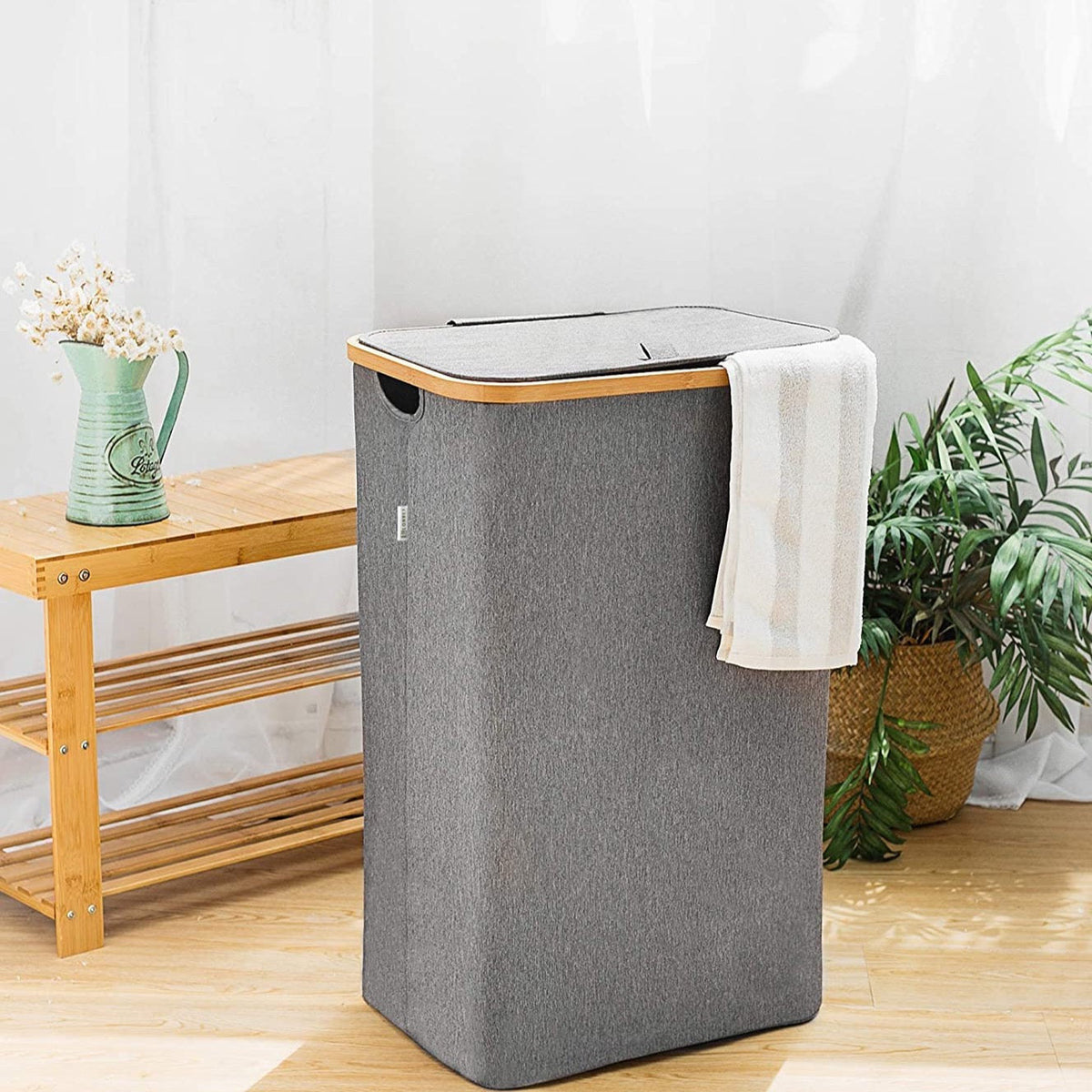 Avtoit | High Bamboo Laundry Basket