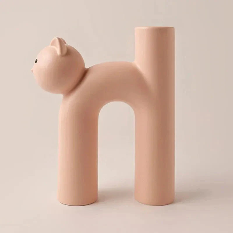 Avtoit | Matte Kitten Flower Vase
