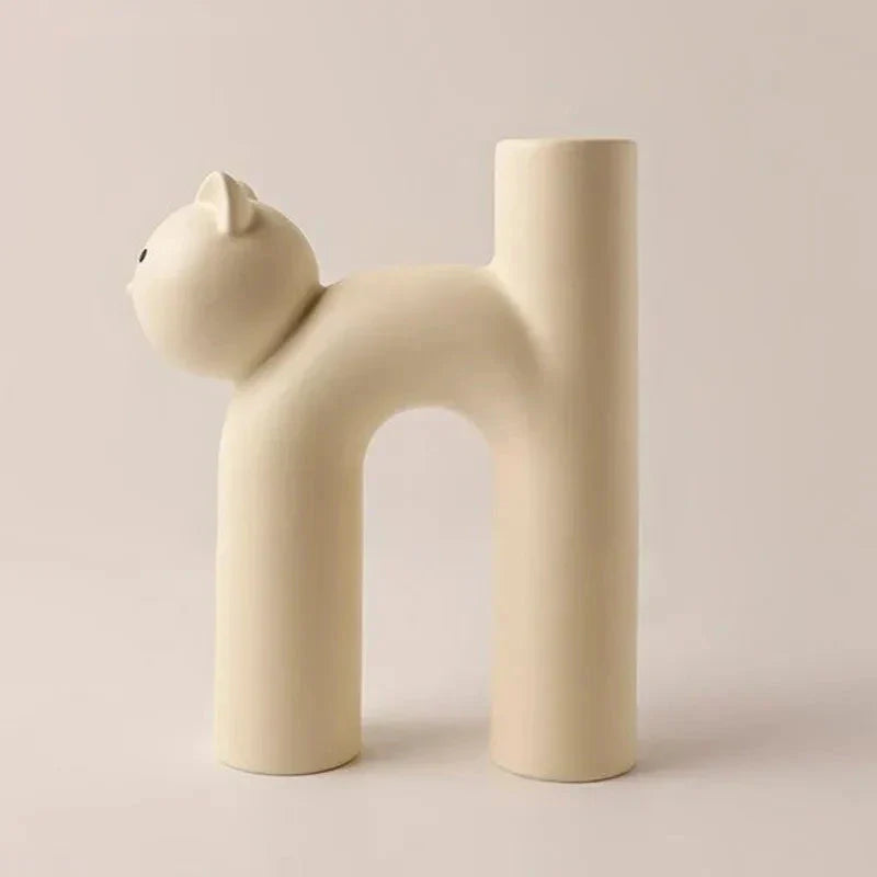 Avtoit | Matte Kitten Flower Vase