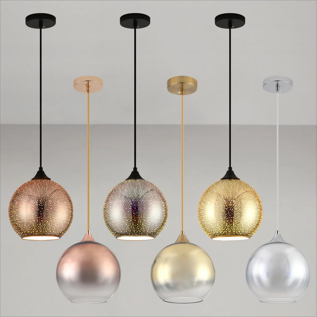 Avtoit | Perforated Glass Ceiling Light