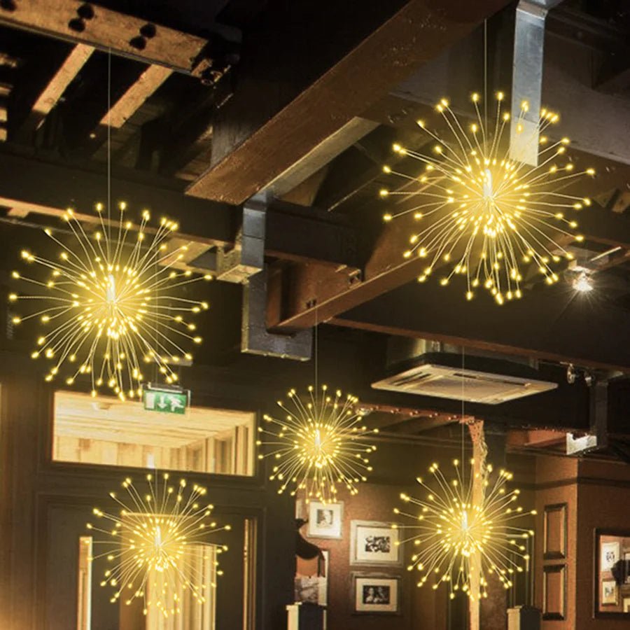 Avtoit | Fireworks Holiday Light - String Light Outdoor Christmas Garland For Garden, Bistro, Party Decor