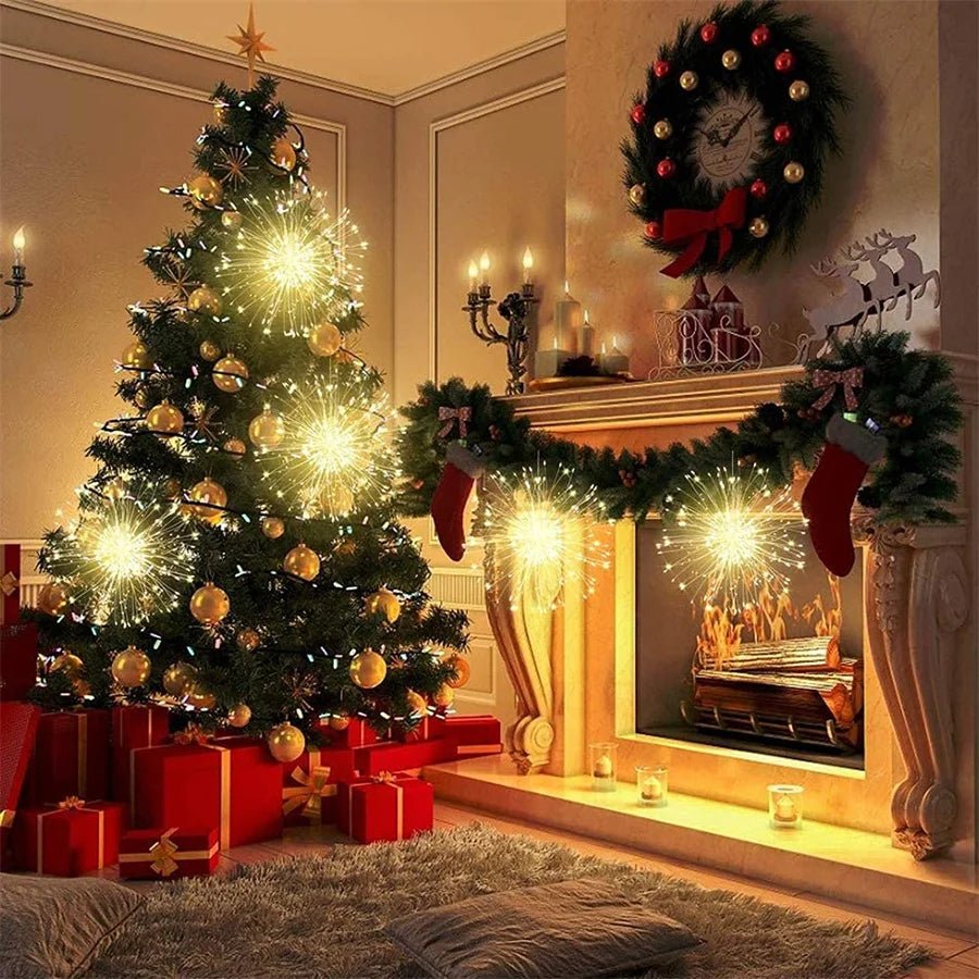Avtoit | Fireworks Holiday Light - String Light Outdoor Christmas Garland For Garden, Bistro, Party Decor