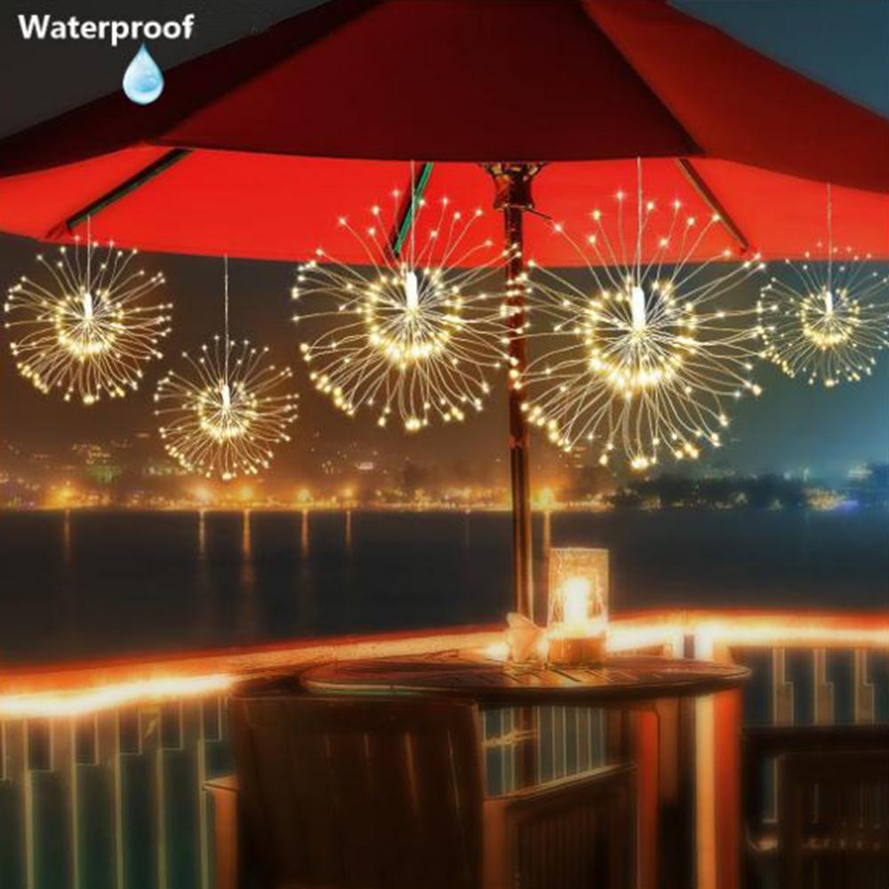 Avtoit | Fireworks Holiday Light - String Light Outdoor Christmas Garland For Garden, Bistro, Party Decor