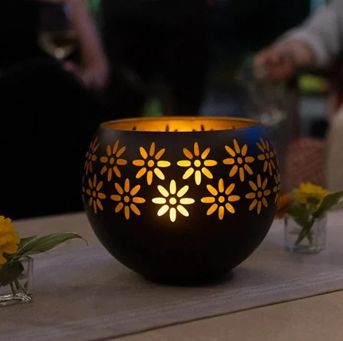 Avtoit | FloraGlow - Flower Pattern Candle Holder