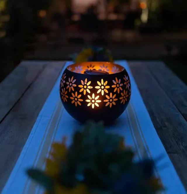 Avtoit | FloraGlow - Flower Pattern Candle Holder