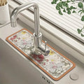 Avtoit | Floral Sink Faucet Absorbent Mat