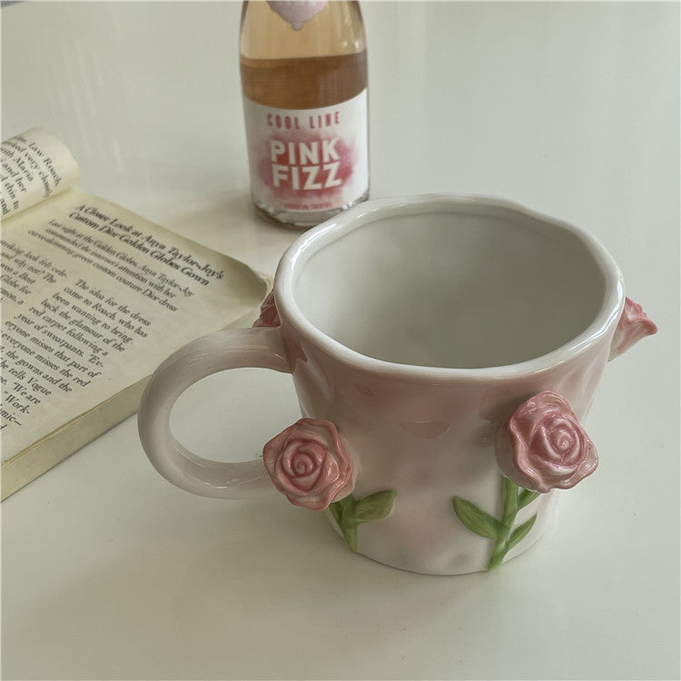Avtoit | 3D Floral Hand-painted Mug