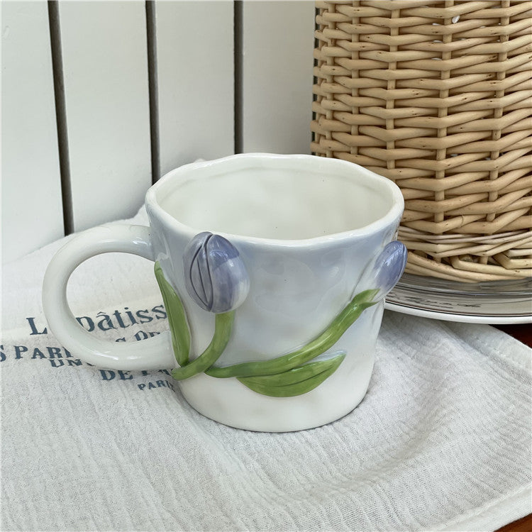 Avtoit | 3D Floral Hand-painted Mug