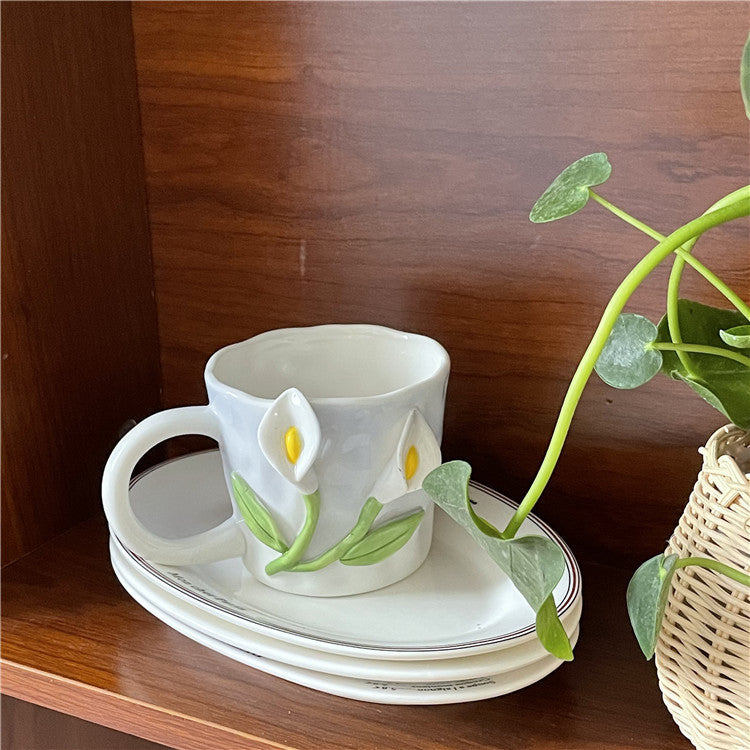 Avtoit | 3D Floral Hand-painted Mug