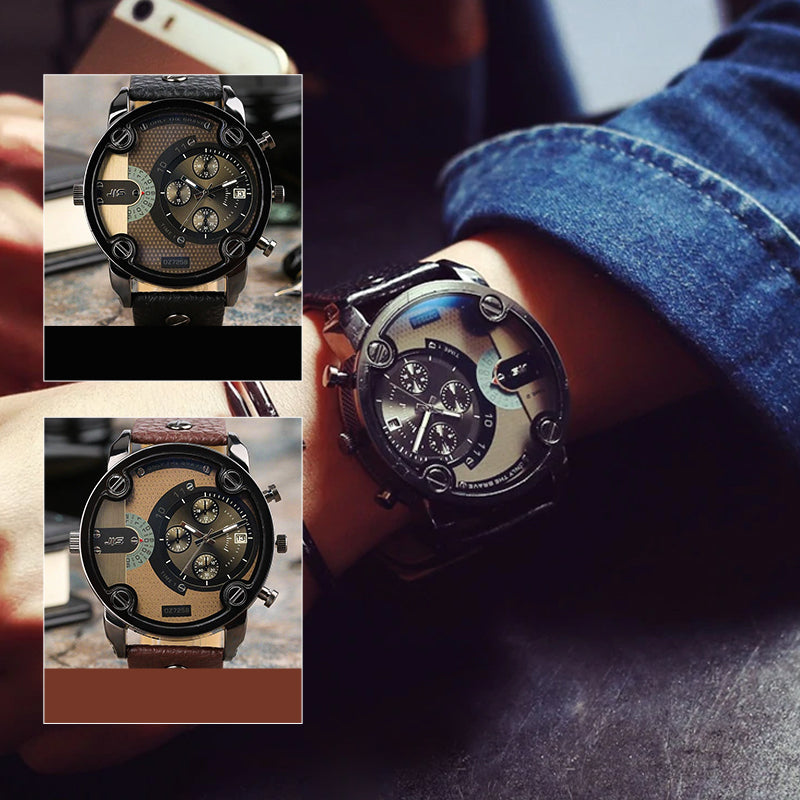 Avtoit | Men's Fashion Large Dial Style Steel Band Watch