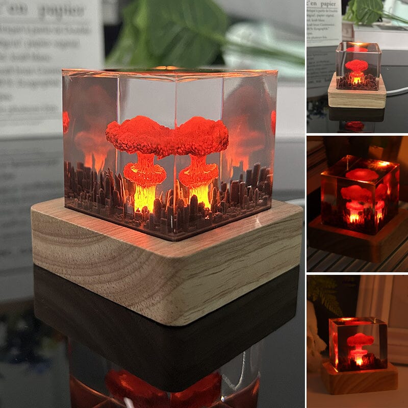 Avtoit | Resin lamp with explosive bombs